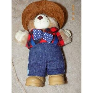 Vintage Furskin bear plush 7" toy